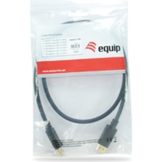 Equip DisplayPort 1.4 -> DisplayPort 1.4 M/M video kábel 3m fekete