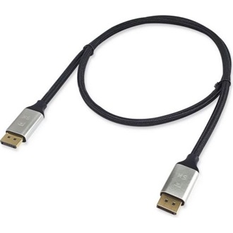 Equip DisplayPort 1.4 -> DisplayPort 1.4 M/M video kábel 1m fekete
