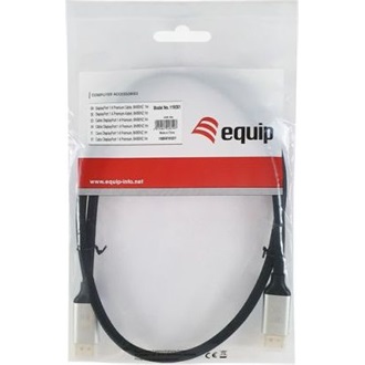 Equip DisplayPort 1.4 -> DisplayPort 1.4 M/M video kábel 1m fekete