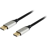 Equip Premium DisplayPort 1.4 -> DisplayPort 1.4 M/M video kábel 2m fekete