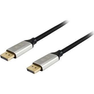 Equip 119266 Premium DisplayPort 1.4 - DisplayPort 1.4 M/M video kábel 10m fekete-szürke