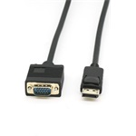 Equip DisplayPort -> VGA M/M video kábel 2m fekete