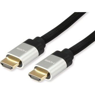 Equip HDMI 2.1 Ethernet -> HDMI 2.1 Ethernet M/M video kábel 10m fekete-ezüst