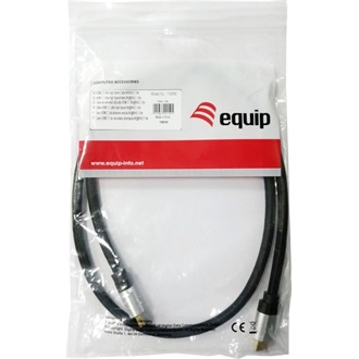 Equip HDMI 2.1 Ethernet -> HDMI 2.1 Ethernet M/M video kábel 10m fekete-ezüst