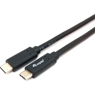 Equip USB-C 3.2 Gen1 -> USB-C 3.2 Gen1 M/M adatkábel 1m fekete PD 60W