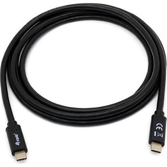 Equip USB-C 3.2 Gen1 -> USB-C 3.2 Gen1 M/M adatkábel 1m fekete PD 60W