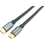Equip USB-C 3.2 Gen2 -> USB-C 3.2 Gen2 M/M adatkábel 1m fekete PD 100W