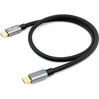 Equip USB-C 3.2 Gen2 -> USB-C 3.2 Gen2 M/M adatkábel 1m fekete PD 100W