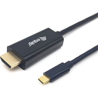 Equip USB-C / Thunderbolt -> HDMI 1.4 M/M video kábel 2m fekete