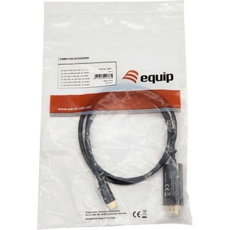 Equip USB-C / Thunderbolt -> HDMI 1.4 M/M video kábel 3m fekete