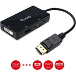 Equip DisplayPort -> 1db VGA 1db HDMI 1db DVI-D M/F adapter 0.15m fekete