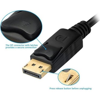 Equip DisplayPort -> 1db VGA 1db HDMI 1db DVI-D M/F adapter 0.15m fekete