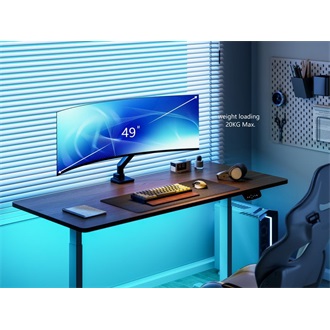 Equip 650180 17"-49" monitor tartó asztalra fekete