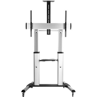 Equip 650605 60"-100" monitor TV gurulós tartó állvány fekete-ezüst