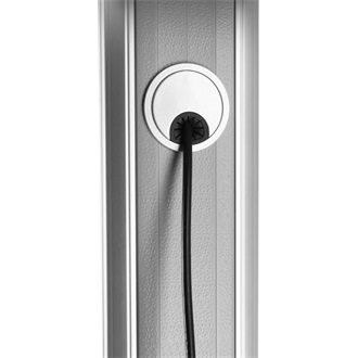 Equip 650605 60"-100" monitor TV gurulós tartó állvány fekete-ezüst