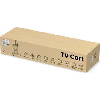 Equip 650631 Eco Ultra-large Display LFD Trolley 60"-100" TV gurulós tartó állvány szürke