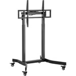 Equip 650632 Mobile Motorized LFD Trolley 55"-100" monitor TV gurulós tartó állvány fekete