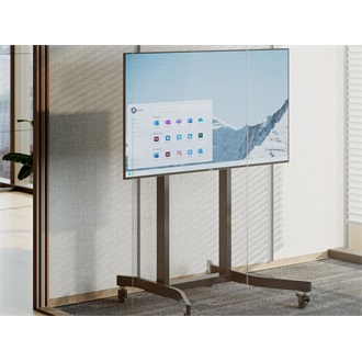 Equip 650632 Mobile Motorized LFD Trolley 55"-100" monitor TV gurulós tartó állvány fekete