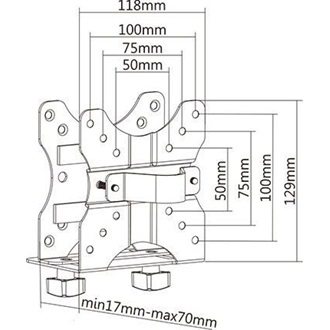 Equip 650890 számítógép VESA mount fekete