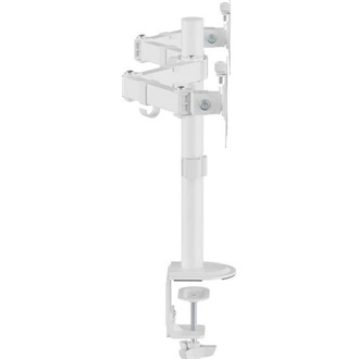 Equip Articulating Dual Monitor Desk Mount Bracket 13"-27" monitor tartó asztalra fehér