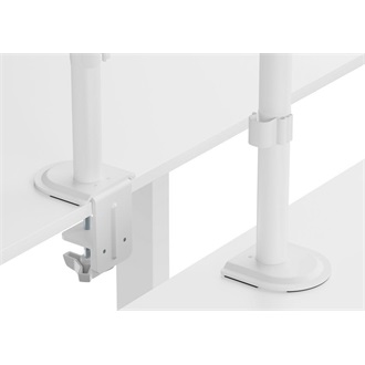 Equip Articulating Dual Monitor Desk Mount Bracket 13"-27" monitor tartó asztalra fehér