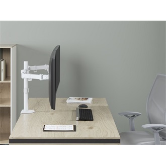 Equip Articulating Dual Monitor Desk Mount Bracket 13"-27" monitor tartó asztalra fehér