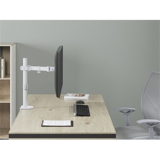 Equip Articulating Monitor Desk Mount Bracket 17"-32" monitor tartó asztalra fehér