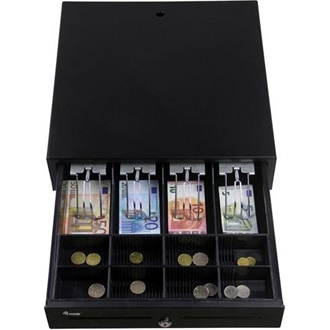 Equip Cash Register Drawer for Point of Sale (POS) System bővítőegység POS pénztárfiók fekete