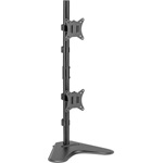 Equip Dual Vertical Monitor Tabletop Stand 17"-32" monitor tartó asztalra fekete