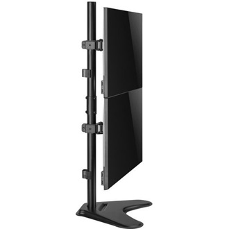 Equip Dual Vertical Monitor Tabletop Stand 17"-32" monitor tartó asztalra fekete