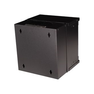 Equip EWM-06-3030-B táp nélküli 6U 10" fali rack szekrény fekete "üveg nélkül"