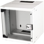 Equip Fali Rackszekrény - EWM-06-3030-B (10", 6U, 300x300mm, lapra szerelt, szürke)