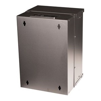 Equip Fali Rackszekrény - EWM-09-3030-B (10", 9U, 300x300mm, lapra szerelt, fekete)