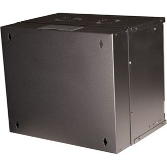 Equip Fali Rackszekrény - EWM-09-5440-B (19", 9U, 540x400mm, lapra szerelt, fekete)