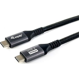 Equip USB4 Gen2×2 -> USB4 Gen2×2 M/M adatkábel 2m fekete-szürke