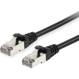 Equip RJ45 CAT6A S/FTP -> RJ45 CAT6A S/FTP M/M adatkábel 3m fekete