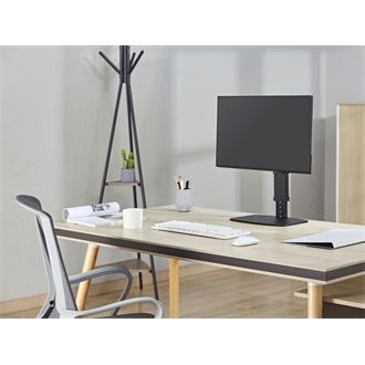 Equip Monitor Asztali állvány - 650126 (17"-32", 1 monitor, dönthető, forgatható, állítható magasság, Max.:2x9kg,fekete)