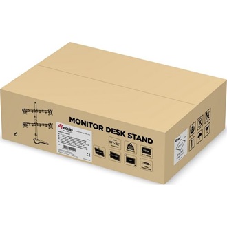 Equip Monitor Asztali állvány - 650127 (17"-32", 4 monitor, dönthető, forgatható, állítható magasság, Max.:4x9kg,fekete)