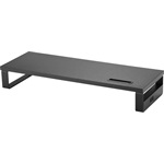Equip Monitor Asztali állvány - 650881 (3x USB2.0, csúszásmentes, telefontartó, Max.: 15kg, acél, fekete)