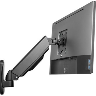 Equip Monitor Fali konzol - 650136 (17"-32",1 monitor, dönthető, forgatható, állítható magasság, Max.: 9kg, fekete)