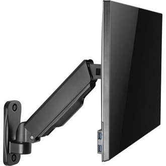 Equip Monitor Fali konzol - 650136 (17"-32",1 monitor, dönthető, forgatható, állítható magasság, Max.: 9kg, fekete)