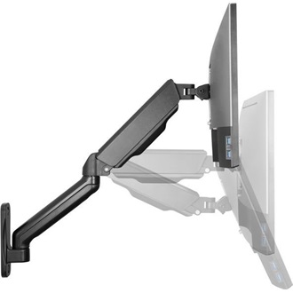 Equip Monitor Fali konzol - 650137 (17"-32",1 monitor, dönthető, forgatható, állítható magasság, Max.: 9kg, fekete)
