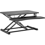 Equip Monitor/Periféria Asztali állvány - 650840 (Ergonomikus, állítható magasság: 10-50 cm, Max.: 15kg, acél, fekete)