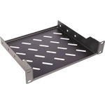 Equip Rackszekrény kiegészítő - EZFS-10-1-20-B (Fix polc, 10", 1U, Mélység: 200mm, fekete)