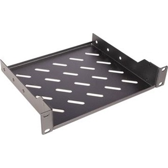 Equip Rackszekrény kiegészítő - EZFS-10-1-20-B (Fix polc, 10", 1U, Mélység: 200mm, fekete)