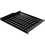 Equip Rackszekrény kiegészítő - EZFS-19-1-60-B (Fix polc, 19", 1U, Mélység: 600mm, fekete)
