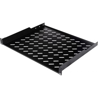Equip Rackszekrény kiegészítő - EZFS-19-1-60-B (Fix polc, 19", 1U, Mélység: 600mm, fekete)
