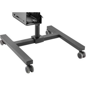 Equip Single Monitor Mobile Workstation 17"-32" monitor számítógép gurulós tartó állvány fekete