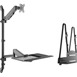 Equip Single Monitor Wall-Mounted Workstation 17"-32" monitor számítógép fali tartó fekete