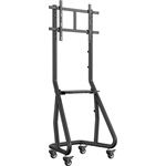 Equip TV állvány - 650608 (37"-80" álló, gurulós, Max.:80kg, fekete)